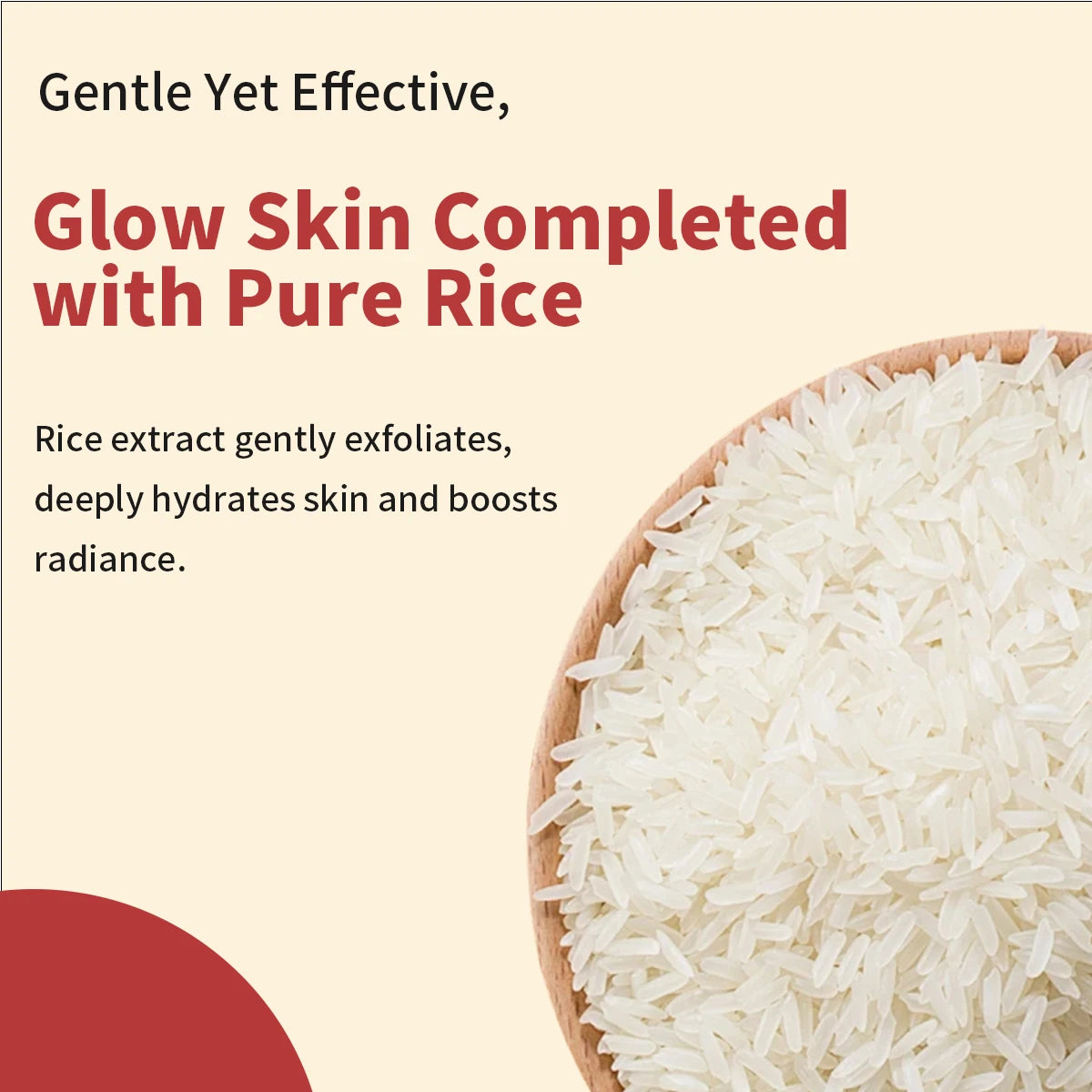 White & Black Rice Exfoliating Scrub – Brightening Face & Body Essence-80ml Bottle