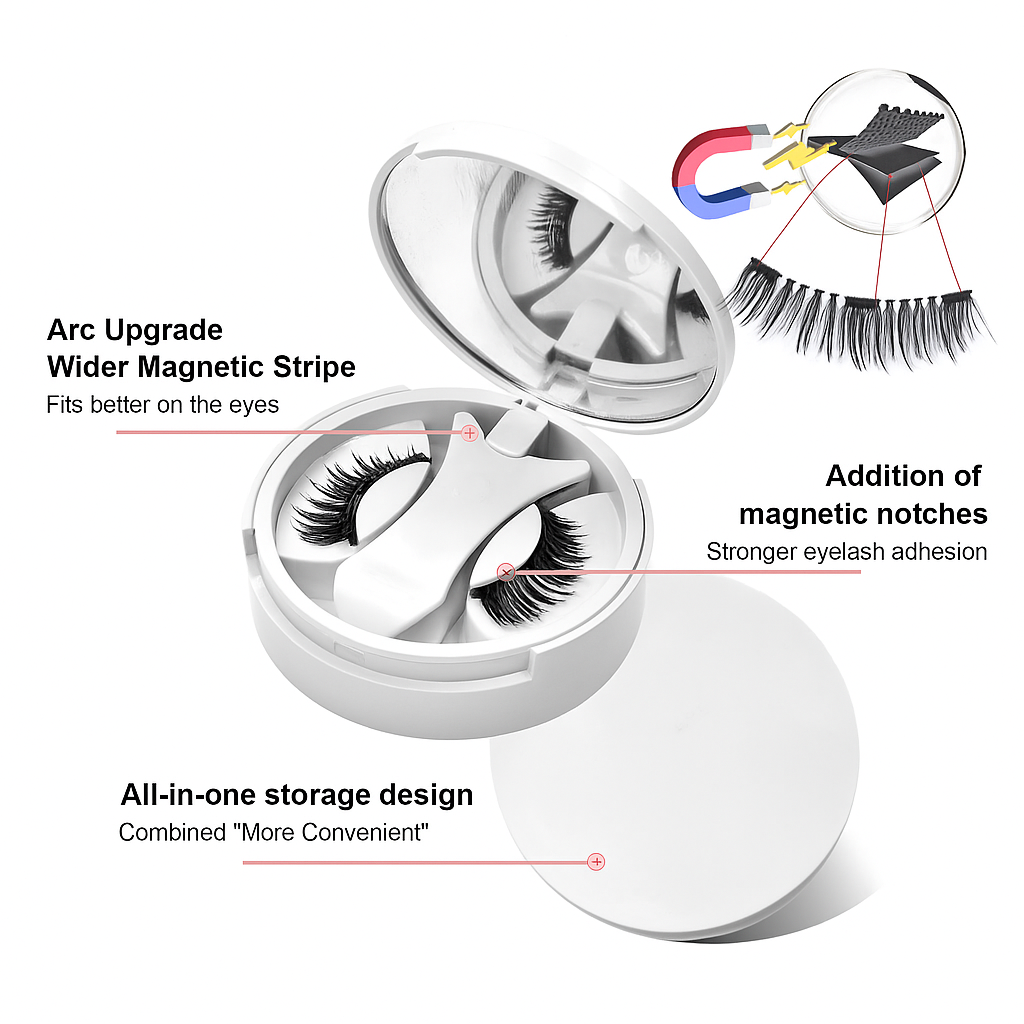 Reusable Magnetic Eyelashes Set 